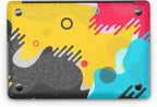 Sticker Master Halftone Colorful Pattern Evrensel Sticker Dizüstü Bilgisayar Vinil Sticker Decal 12" 13" 13.3" 14" 15" 15.4" 15.6 inç Dizüstü Bilgisayar Çıkartma Koruyucu Macbook Asus Acer Hp Lenovo Huawei Dell İçin