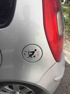 Sticker Master Yakıt Göstergesi Depo Motorsiklet,Kask,Laptop,Motor Ve Oto Araç Sticker 12 Cm