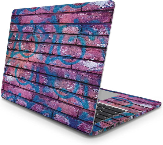 Sticker Master Graffiti Brick Evrensel Sticker Dizüstü Bilgisayar Vinil Sticker Decal 12" 13" 13.3" 14" 15" 15.4" 15.6 inç Dizüstü Bilgisayar Çıkartma Koruyucu Macbook Asus Acer Hp Lenovo Huawei Dell İçin