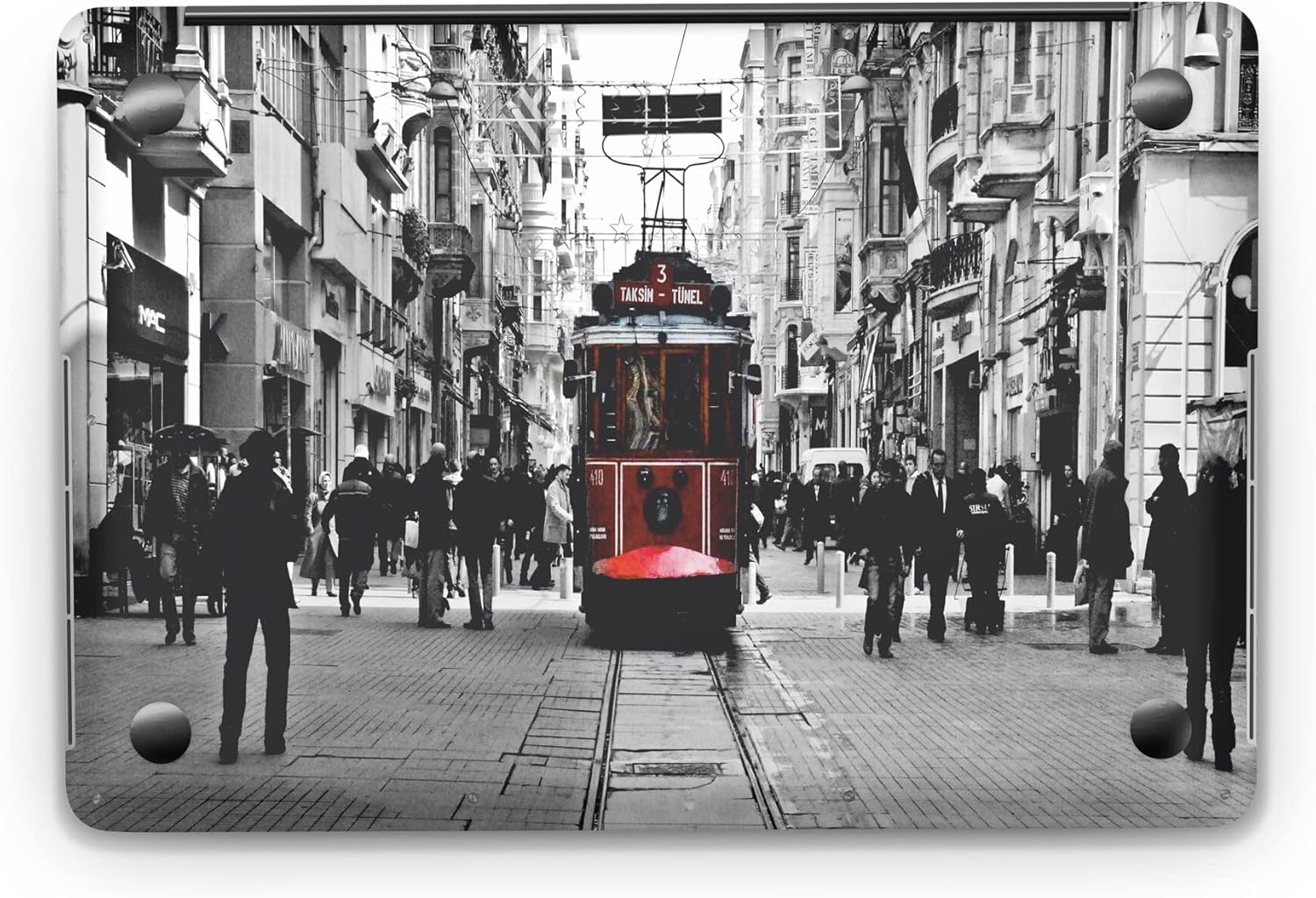 Sticker Master Taksim Tunel Evrensel Sticker Dizüstü Bilgisayar Vinil Sticker Decal 12" 13" 13.3" 14" 15" 15.4" 15.6 inç Dizüstü Bilgisayar Çıkartma Koruyucu Macbook Asus Acer Hp Lenovo Huawei Dell İçin - Sticker Master