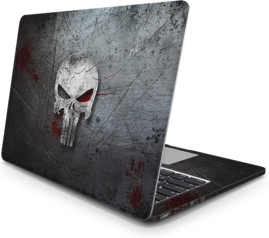 Sticker Master The Punisher Evrensel Sticker Dizüstü Bilgisayar Vinil Sticker Decal 12" 13" 13.3" 14" 15" 15.4" 15.6 inç Dizüstü Bilgisayar Çıkartma Koruyucu Macbook Asus Acer Hp Lenovo Huawei Dell İçin