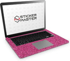 Sticker Master Glamour Pink Gold Glitter Evrensel Sticker Dizüstü Bilgisayar Vinil Sticker Decal 12" 13" 13.3" 14" 15" 15.4" 15.6 inç Dizüstü Bilgisayar Çıkartma Koruyucu Macbook Asus Acer Hp Lenovo Huawei Dell İçin