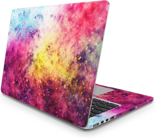 Sticker Master Colorful Dust 7 Evrensel Sticker Dizüstü Bilgisayar Vinil Sticker Decal 12" 13" 13.3" 14" 15" 15.4" 15.6 inç Dizüstü Bilgisayar Çıkartma Koruyucu Macbook Asus Acer Hp Lenovo Huawei Dell İçin