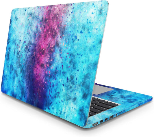 Sticker Master Colorful Dust 4 Evrensel Sticker Dizüstü Bilgisayar Vinil Sticker Decal 12" 13" 13.3" 14" 15" 15.4" 15.6 inç Dizüstü Bilgisayar Çıkartma Koruyucu Macbook Asus Acer Hp Lenovo Huawei Dell İçin