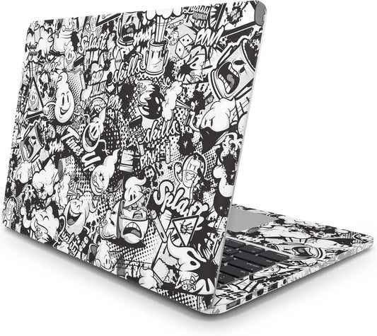 Sticker Master Stickerbomb 4 Evrensel Sticker Dizüstü Bilgisayar Vinil Sticker Decal 12" 13" 13.3" 14" 15" 15.4" 15.6 inç Dizüstü Bilgisayar Çıkartma Koruyucu Macbook Asus Acer Hp Lenovo Huawei Dell İçin