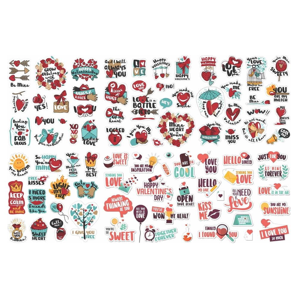 Sticker Master 88 Adet Love Aşk Graffiti JDM Araba Modifiye Stickers Motor Bisiklet Laptop Sticker Etiket Çıkartma