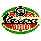 Sticker Master Vespa Old Motor, Kask, Laptop, Araba, Oto Araç İçin Dayanıklı Etiket Decal 12 Cm