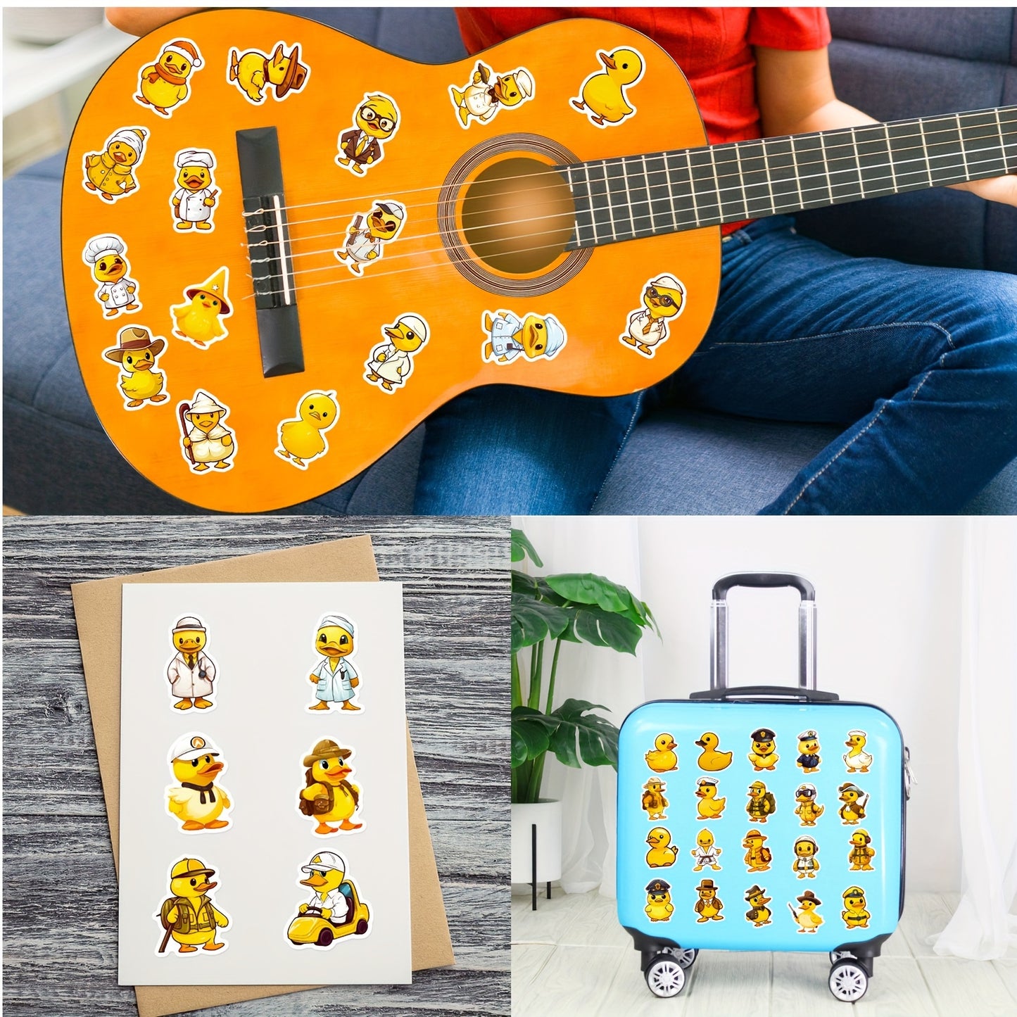 Sarı Ördek Sticker Seti 50’li | Sticker Master