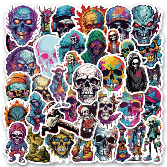 Kafatası Sticker Seti 52’li | Sticker Master