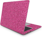 Sticker Master Glamour Pink Gold Glitter Evrensel Sticker Dizüstü Bilgisayar Vinil Sticker Decal 12" 13" 13.3" 14" 15" 15.4" 15.6 inç Dizüstü Bilgisayar Çıkartma Koruyucu Macbook Asus Acer Hp Lenovo Huawei Dell İçin