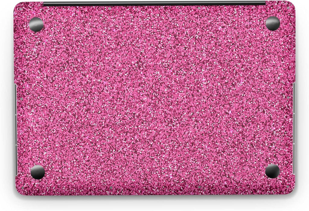 Sticker Master Glamour Pink Gold Glitter Evrensel Sticker Dizüstü Bilgisayar Vinil Sticker Decal 12" 13" 13.3" 14" 15" 15.4" 15.6 inç Dizüstü Bilgisayar Çıkartma Koruyucu Macbook Asus Acer Hp Lenovo Huawei Dell İçin