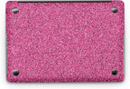Sticker Master Glamour Pink Gold Glitter Evrensel Sticker Dizüstü Bilgisayar Vinil Sticker Decal 12" 13" 13.3" 14" 15" 15.4" 15.6 inç Dizüstü Bilgisayar Çıkartma Koruyucu Macbook Asus Acer Hp Lenovo Huawei Dell İçin
