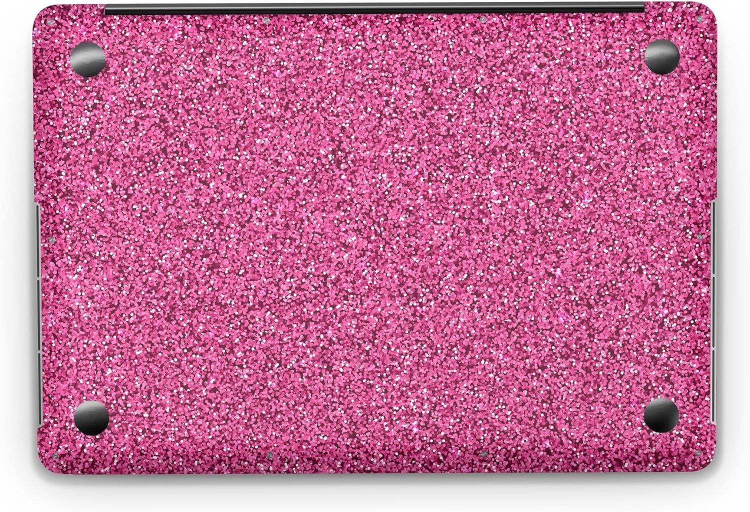 Sticker Master Glamour Pink Gold Glitter Evrensel Sticker Dizüstü Bilgisayar Vinil Sticker Decal 12" 13" 13.3" 14" 15" 15.4" 15.6 inç Dizüstü Bilgisayar Çıkartma Koruyucu Macbook Asus Acer Hp Lenovo Huawei Dell İçin