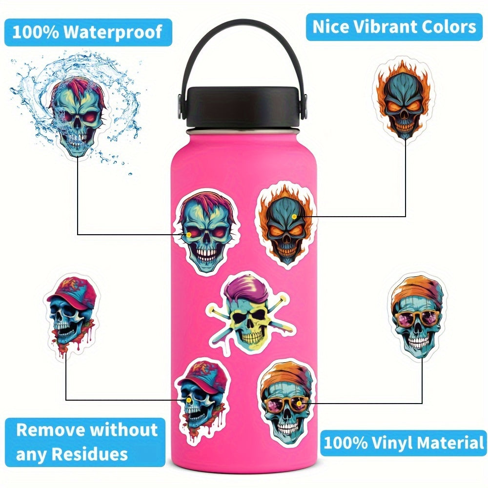 Kafatası Sticker Seti 52’li | Sticker Master