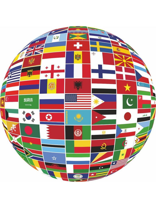 Sticker Master Dünya Ülke Bayrakları Sticker – 12 cm | 100+ Bayrak Deseni