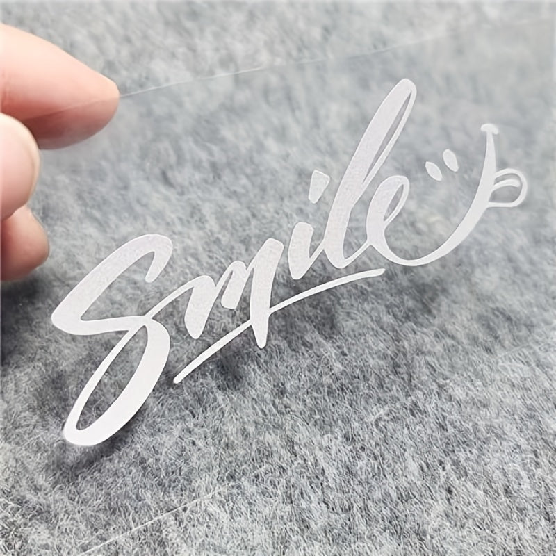 Smile Gülen Yüz Araba Stickerı Su Geçirmez - Sticker Master
