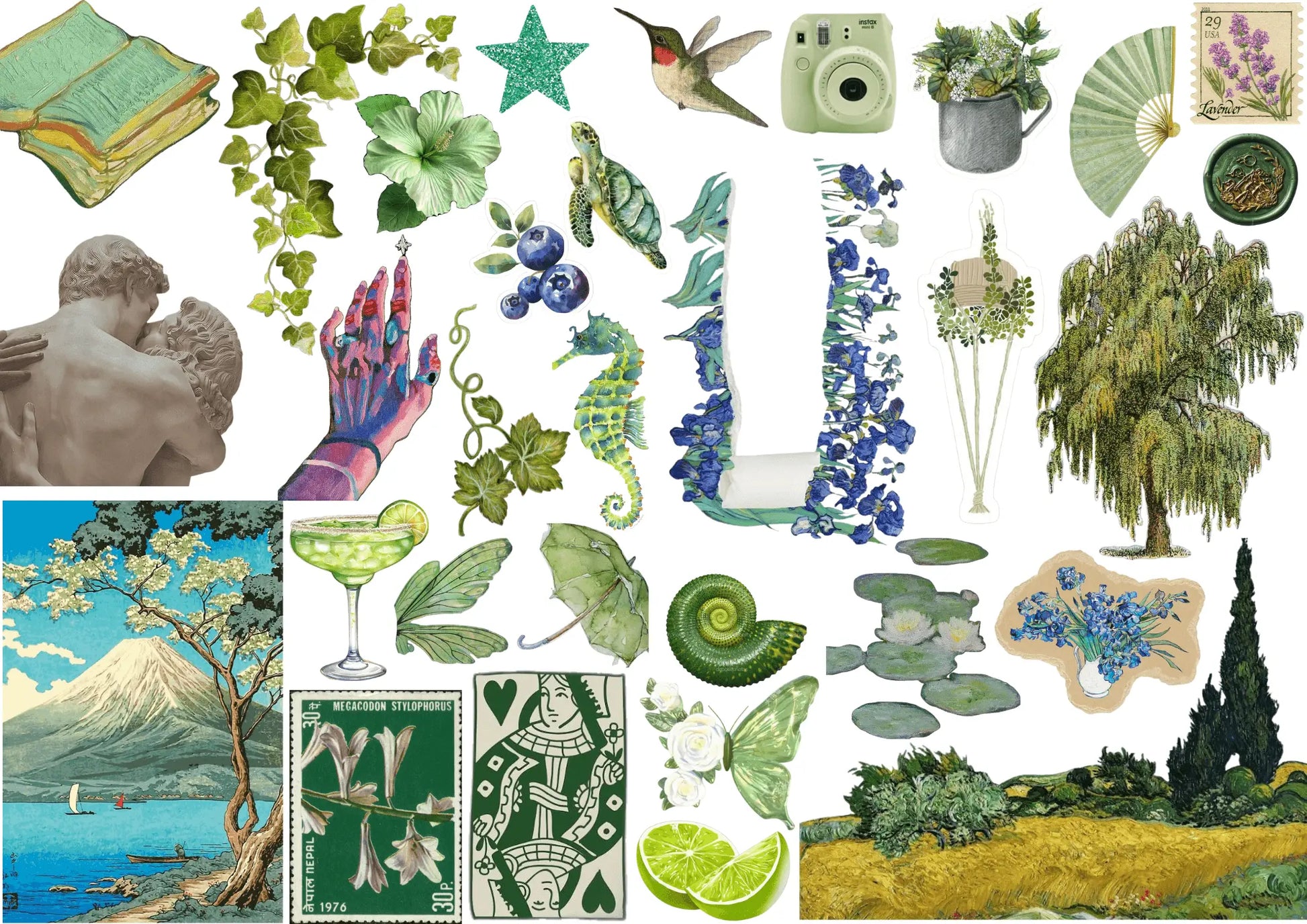 A4 Defter Sticker Seti | 12 Sayfa Farklı Model Kendinden Kesimli (Kiss-Cut) Sticker Master