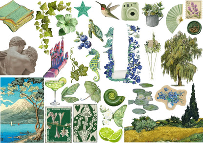 A4 Defter Sticker Seti | 12 Sayfa Farklı Model Kendinden Kesimli (Kiss-Cut) Sticker Master