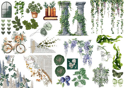 A4 Defter Sticker Seti | 12 Sayfa Farklı Model Kendinden Kesimli (Kiss-Cut) Sticker Master