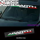 Abarth Ön Cam Sticker | İtalyan Şeritli Yarış Çıkartması | Sticker Master