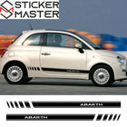Abarth Sticker Seti Fiat 500 Uyumlu Yan Şerit | Sticker Master