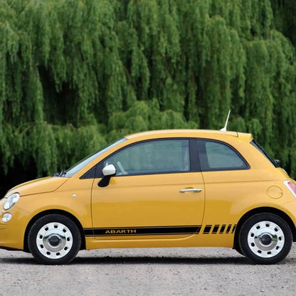 Abarth Sticker Seti Fiat 500 Uyumlu Yan Şerit | Sticker Master Sticker Master