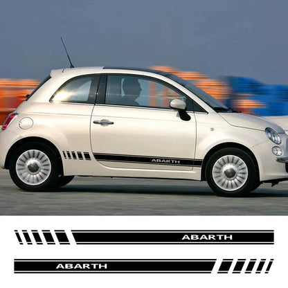 Abarth Sticker Seti Fiat 500 Uyumlu Yan Şerit | Sticker Master Sticker Master