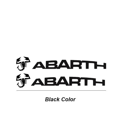 Abarth Kapı Eşiği Sticker Seti (2 Adet) | Sticker Master - Sticker Master