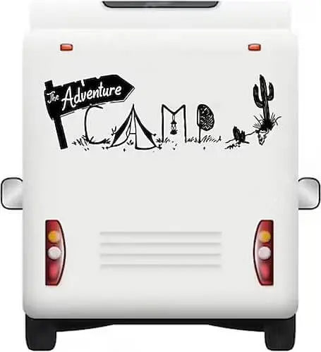 Adventure Camp Sticker Karavan ve Kamp Temalı Etiket | Sticker Master - Sticker Master