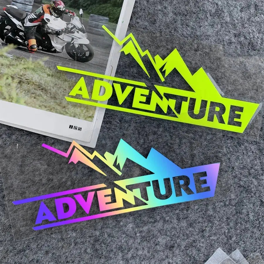 Adventure Motosiklet Sticker Seti Su Geçirmez | Sticker Master Sticker Master