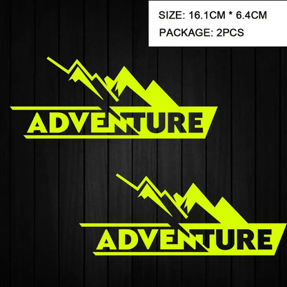 Adventure Motosiklet Sticker Seti Su Geçirmez | Sticker Master Sticker Master