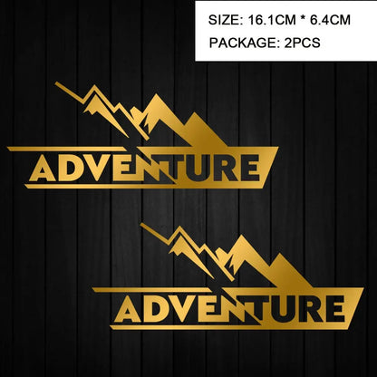 Adventure Motosiklet Sticker Seti Su Geçirmez | Sticker Master Sticker Master
