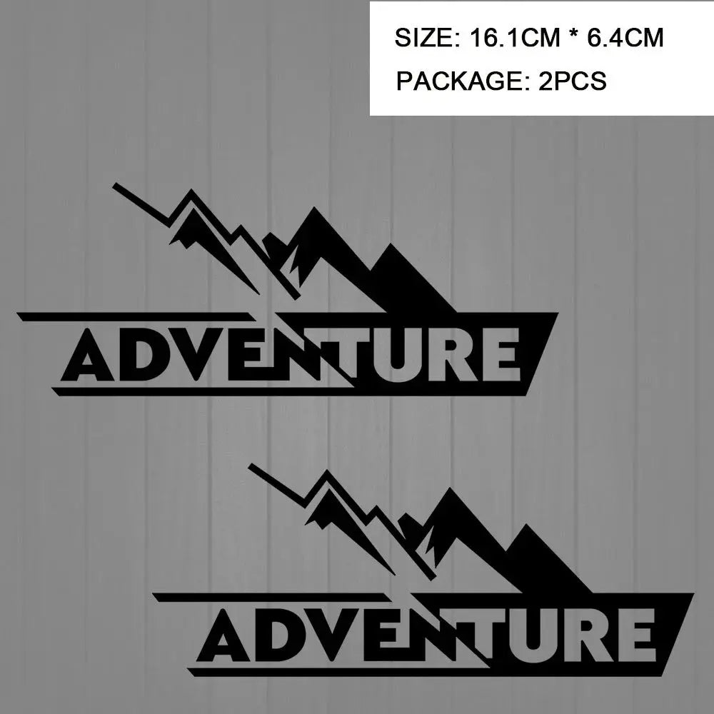 Adventure Motosiklet Sticker Seti Macera Çıkartması - Sticker Master