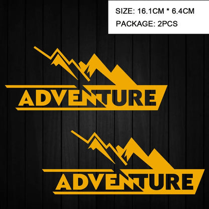 Adventure Motosiklet Sticker Seti Su Geçirmez | Sticker Master Sticker Master