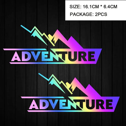 Adventure Motosiklet Sticker Seti Su Geçirmez | Sticker Master Sticker Master