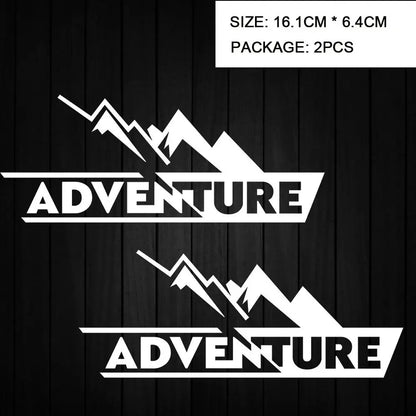 Adventure Motosiklet Sticker Seti Su Geçirmez | Sticker Master Sticker Master