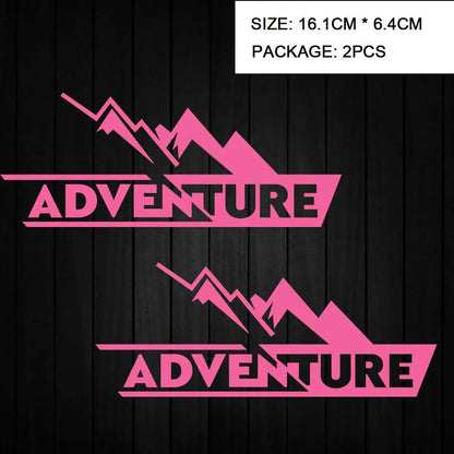 Adventure Motosiklet Sticker Seti Su Geçirmez | Sticker Master Sticker Master