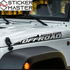 Adventure Off-Road Sticker Kaput Seti (2 Adet) | Sticker Master