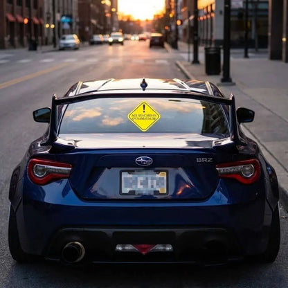 Ağlayacaksan Oynamayalım Sticker 12 cm Mizahi Uyarı Etiketi | Sticker Master