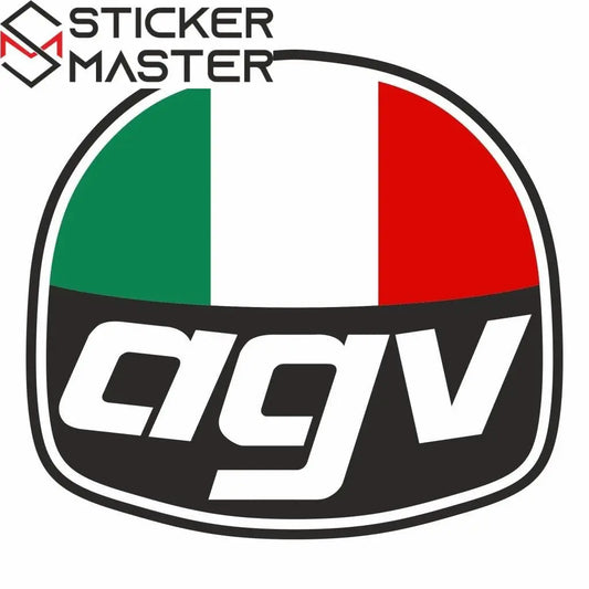 Sticker Master Agv Sticker Motor, Kask, Laptop, Araba, Oto Araç İçin Dayanıklı Etiket Decal