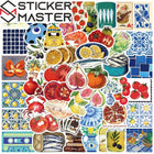 Akdeniz Sticker Seti | 50 Parça İtalya & Yunanistan Temalı | Sticker Master
