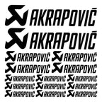 Sticker Master Akrapovic Sponsor Set Oto Motor Araba Sticker 2