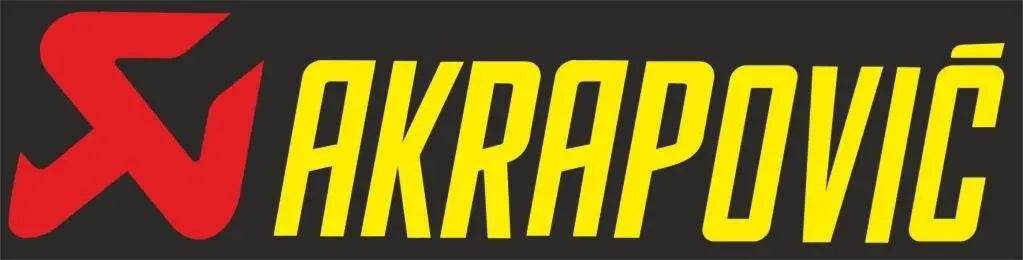 Sticker Master Akrapoviç Sticker Motor, Kask, Laptop, Araba, Oto Araç İçin Dayanıklı Etiket Decal