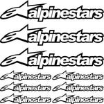 Sticker Master Alpinestars Sponsor Set Sticker Oto Motor Araba 2 Sticker Master
