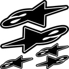 Alpinestars Sticker Seti İkonik Logo Motor Kask | Sticker Master