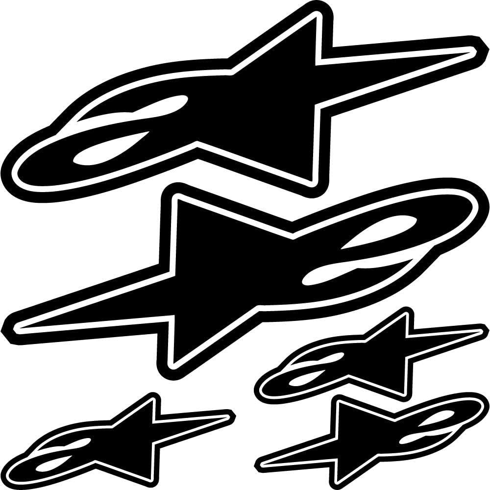 Sticker Master Alpinestars Sponsor Set Oto Motor Araba Sticker