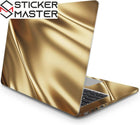 Altın Dokulu Laptop Sticker Parlak Tasarım Seti | Sticker Master
