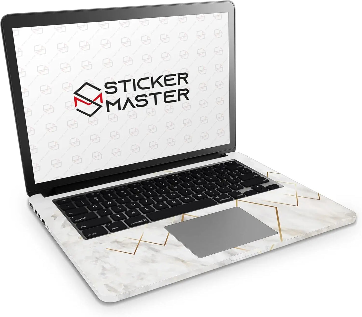 Sticker Master Golden Marble Evrensel Sticker Dizüstü Bilgisayar Vinil Sticker Decal 12" 13" 13.3" 14" 15" 15.4" 15.6 inç Dizüstü Bilgisayar Çıkartma Koruyucu Macbook Asus Acer Hp Lenovo Huawei Dell İçin - Sticker Master