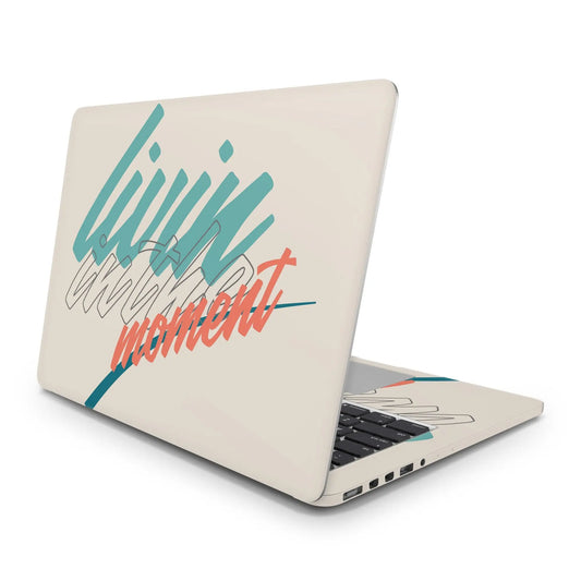 Sticker Master Living in The Moment Evrensel Sticker Dizüstü Bilgisayar Vinil Sticker Decal 12" 13" 13.3" 14" 15" 15.4" 15.6 inç Dizüstü Bilgisayar Çıkartma Koruyucu Macbook Asus Acer Hp Lenovo Huawei Dell İçin - Sticker Master