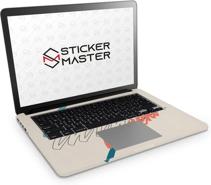 Sticker Master Living in The Moment Evrensel Sticker Dizüstü Bilgisayar Vinil Sticker Decal 12" 13" 13.3" 14" 15" 15.4" 15.6 inç Dizüstü Bilgisayar Çıkartma Koruyucu Macbook Asus Acer Hp Lenovo Huawei Dell İçin - Sticker Master